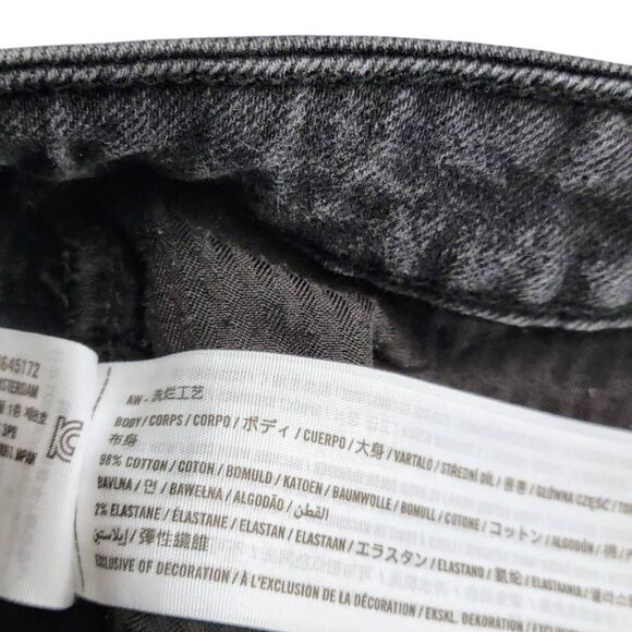 Abercrombie & Fitch Faded Black Premium Denim The High Rise Skinny Jeans - Picture 9 of 10